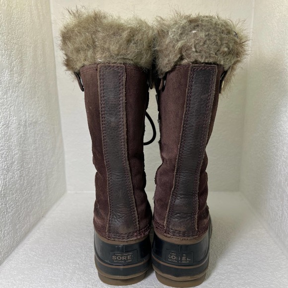 Sorel Joan of Artic suede snow boots Cattail size 8.5 - Picture 4 of 15